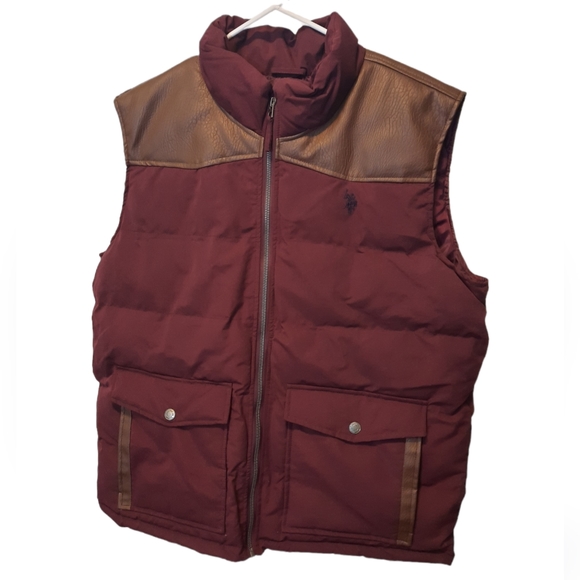 Large Plum Colored Puffer Vest - Picture 1 of 4